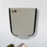 Hanging Trash Can For Kitchen Cabinet Door Small Collapsible Foldable Waste Bins Hanging Trash Holder For Bathroom Bedroom Office Car Portable - LootFaat
