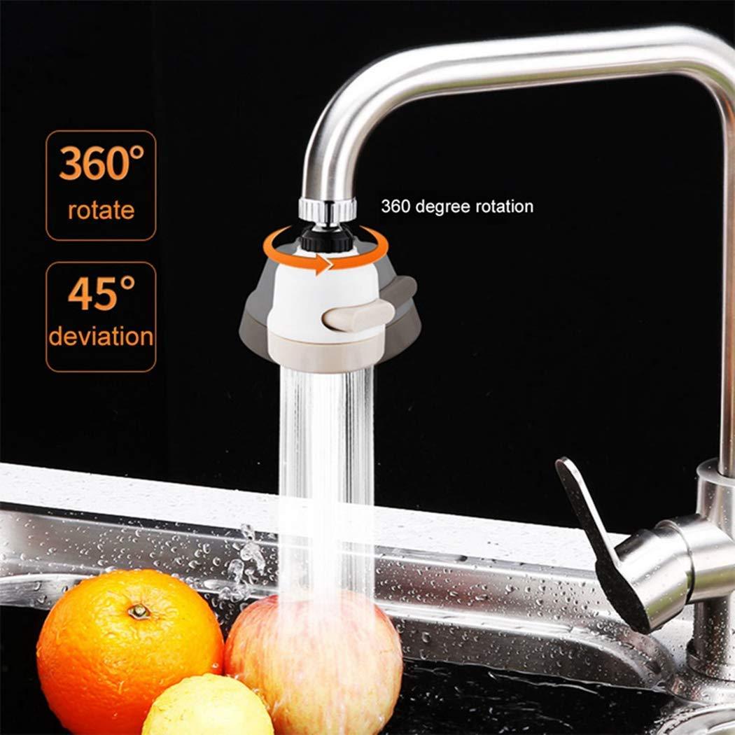 Rotatable Splash Proof 3 Modes Water Saving Nozzle Filter Faucet Sprayer - LootFaat