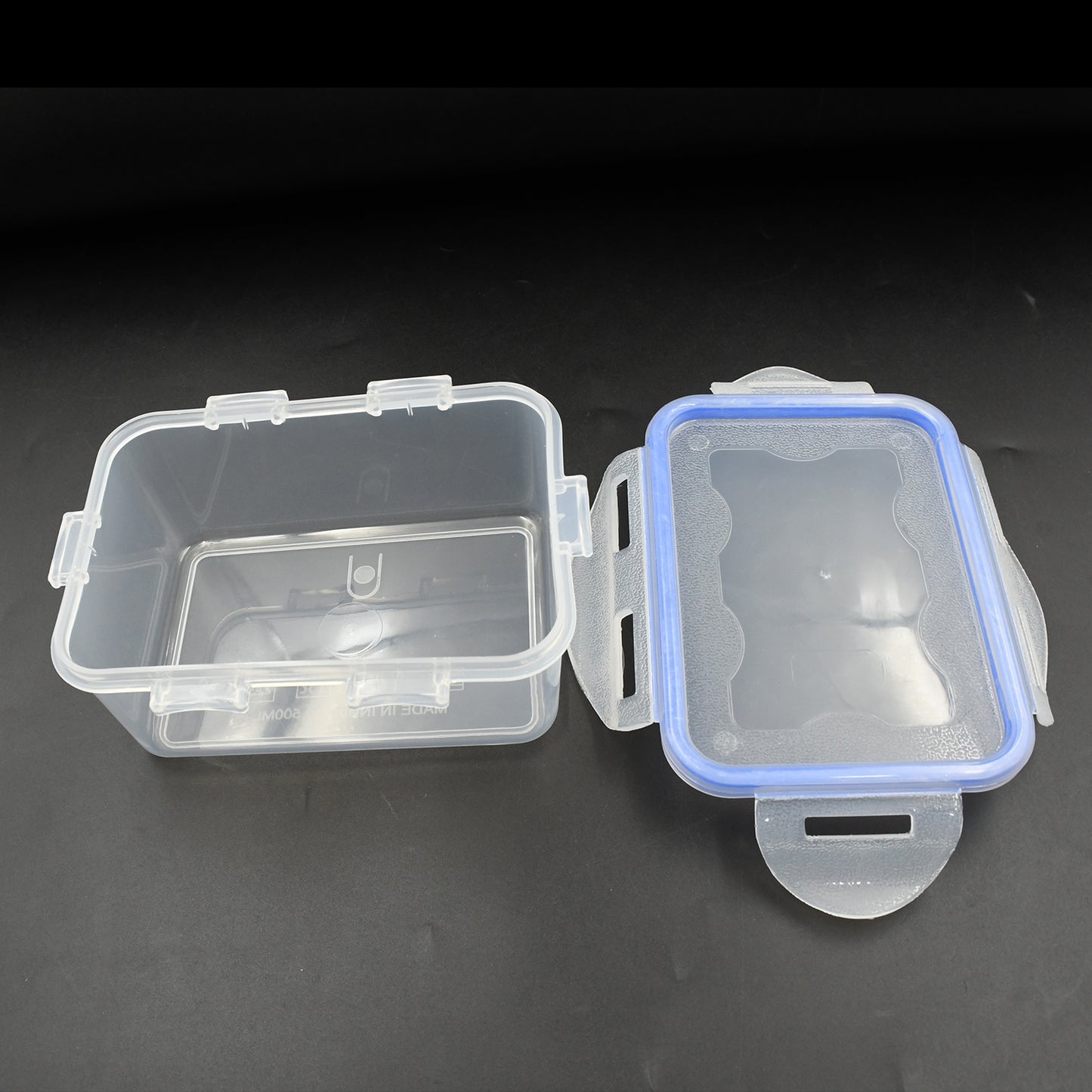 Kitchen Storage Container Set With Food Grade Plastic And Air Seal Lock Lid For Storage Of Grocery Spices Dry Fruits Use For Home Office Restaurant Canteens (3 Piece Set) - LootFaat