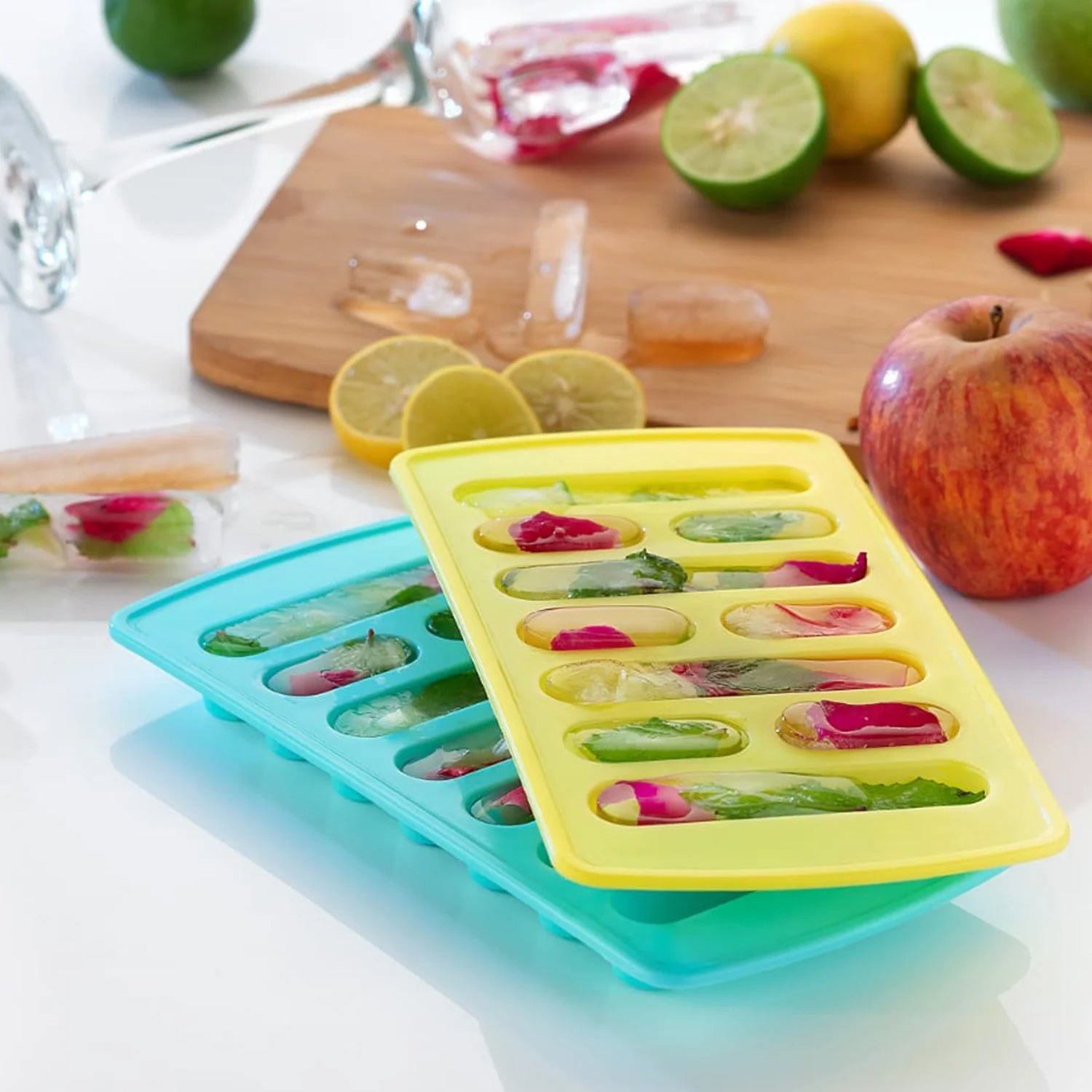1 Pc Fancy Ice Tray Used Widely In All Kinds Of Household Places While Making Ices And All Purposes - LootFaat