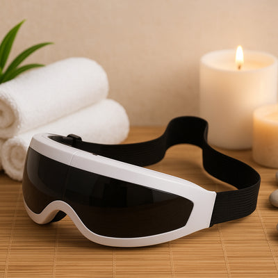 Rechargeable Electric Eye Massager with Heat & Adjustable Band - second image