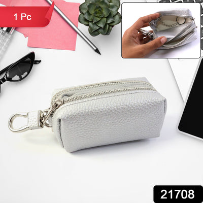Compact Zipper Key Pouch (1 Pc) - second image