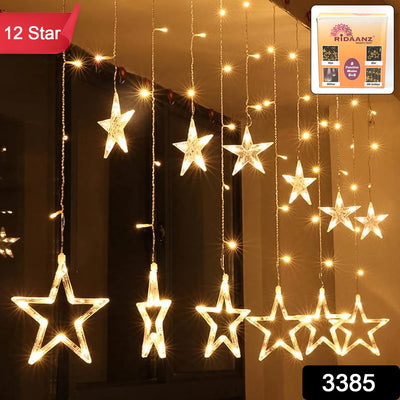 LED Curtain String Lights LED Christmas Light Indoor and Outdoor Light (Warm White / With Box) - second image