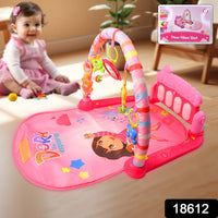 Close up of 2in1 Baby Kick and Play Piano Gym Mat & Fitness Rack (1 Set) features and build quality