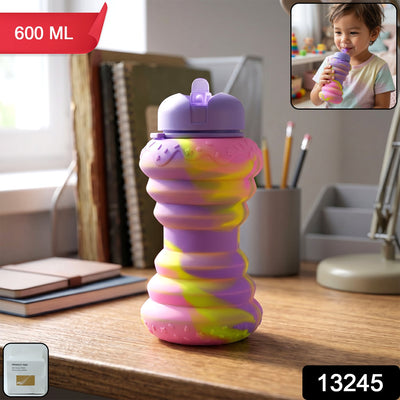 Foldable Silicone Sports Water Bottle Ð Compact & Leak-proof Design - second image