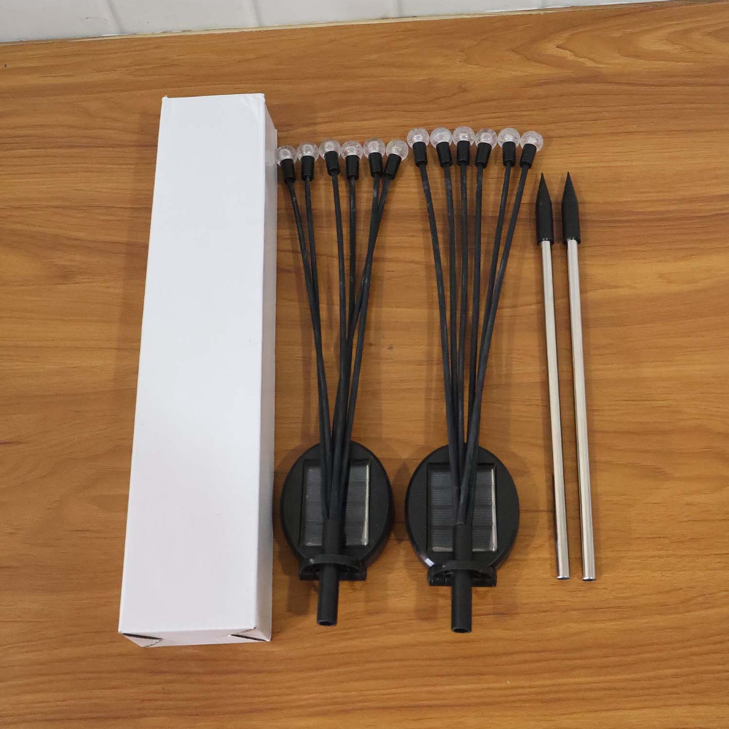 2 Pc Solar LED Garden Stake Firework Lights - LootFaat