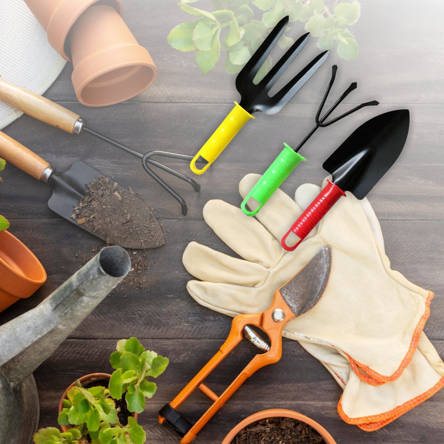 Colorfull Garden Tool Set Set Of 3pc - LootFaat