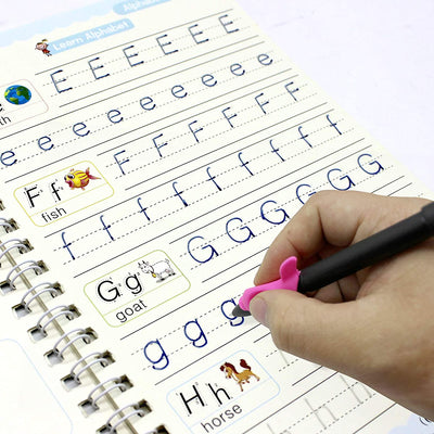 Magic Practice Copybook Set - Reusable Handwriting Workbook for Kids & Adults - second image