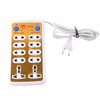 Heavy Duty Extension Board 220V 10A - Multi-Plug Power Strip with Surge Protection for Home & Office