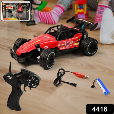 High-Speed Red Remote Control Racing Car - Off-Road Edition - second image