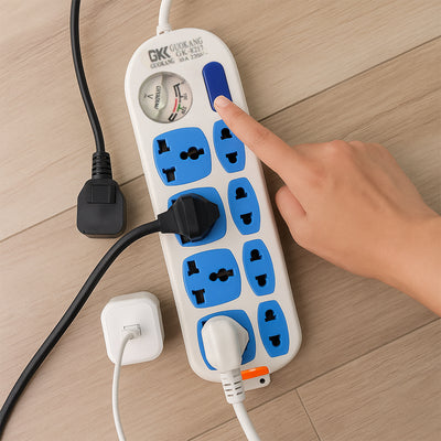 8 Socket Heavy Duty Extension Board with 10 Meter Cable - second image