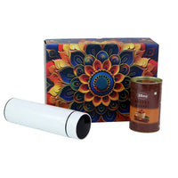 Coffee Almonds Gift Set with Bottle - Golden Festive Hamper (2 Pcs)