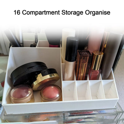 Cosmetic Makeup Organizer with Drawer - Lipstick & Skincare Storage