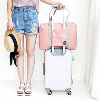 Large Capacity Luggage Bag Foldable Waterproof Travel Bag (1 Pc  Mix Color) - LootFaat