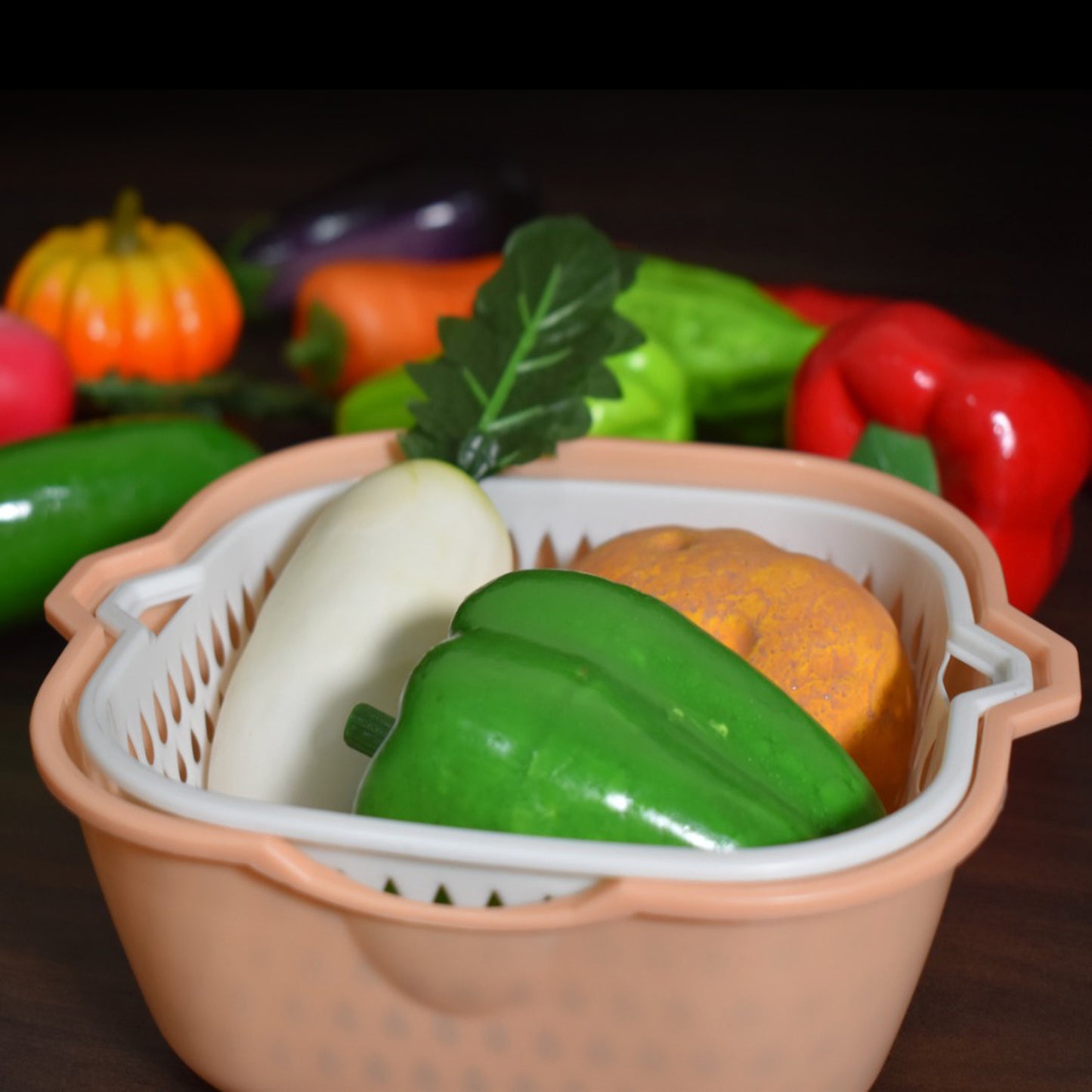 2785 2 In 1 Basket Strainer To Rinse Various Types Of Items Like Fr... Home & Kitchen product overview