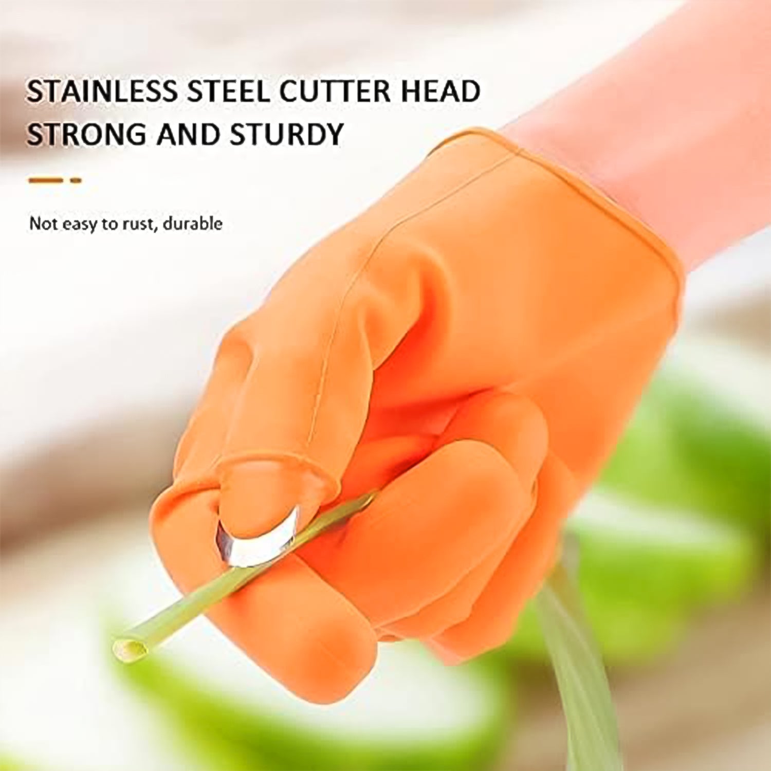 Gloves Silicone Thumb Knife Finger Protector - LootFaat