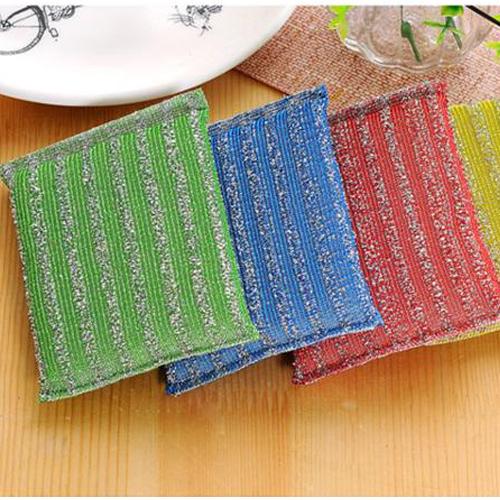Close up of 2385 Scratch Proof Kitchen Utensil Scrubber Pad (Pack Of 12) - Home... features and build quality