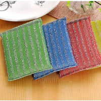 Close up of 2385 Scratch Proof Kitchen Utensil Scrubber Pad (Pack Of 12) - Home... features and build quality