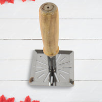 Kitchen Tools Wooden Handle Square Stainless Steel Potato Masher (1 Pc) - LootFaat