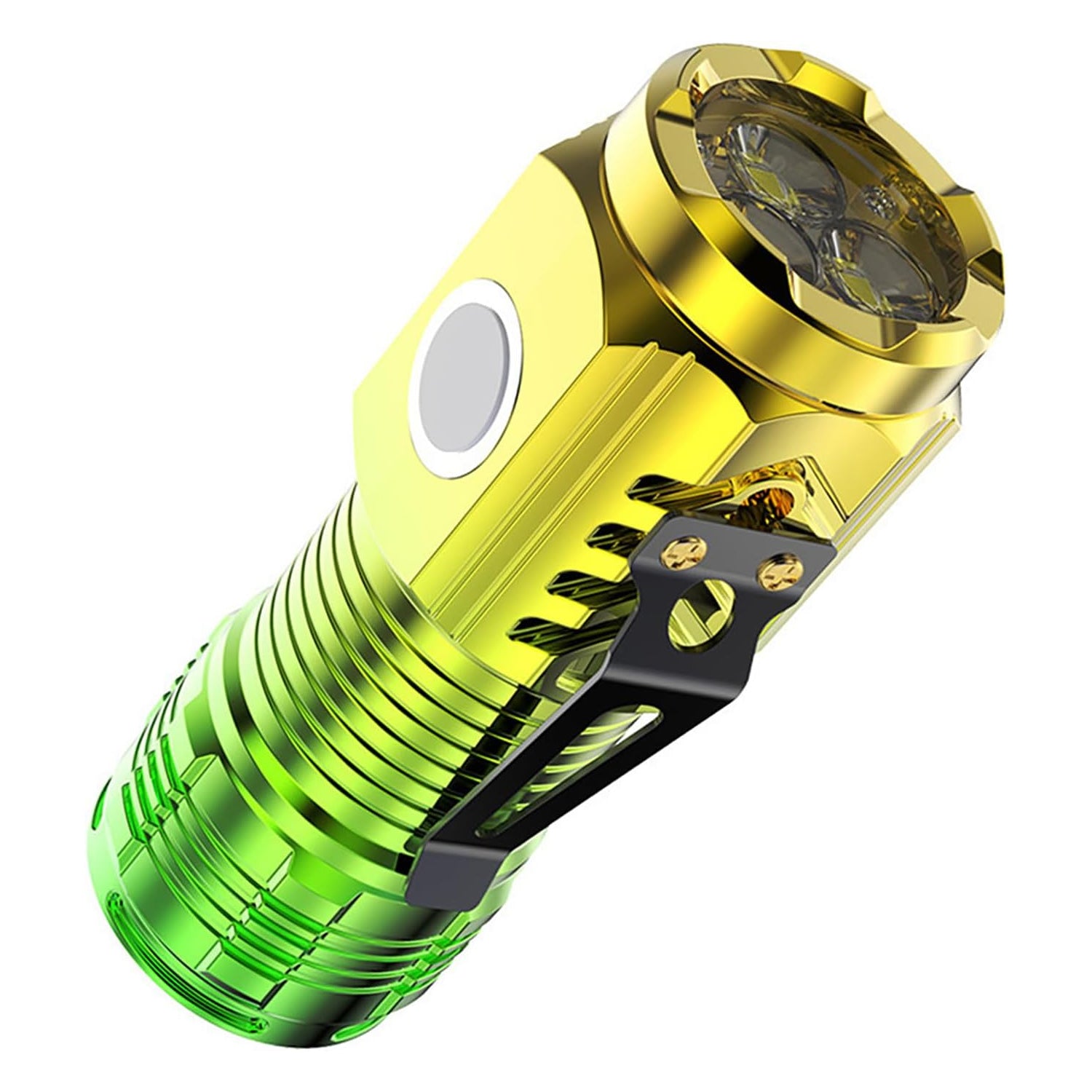 Usb Chargeable Mini 3 Led Flashlight  Torch Light (1 Pc) - LootFaat