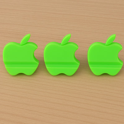 Apple-shaped Plastic Mobile Phone Holder (3 Pc  Mix Color) - second image
