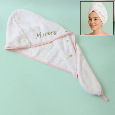Luxury Microfiber Hair Towel Wrap - Quick Drying Turban