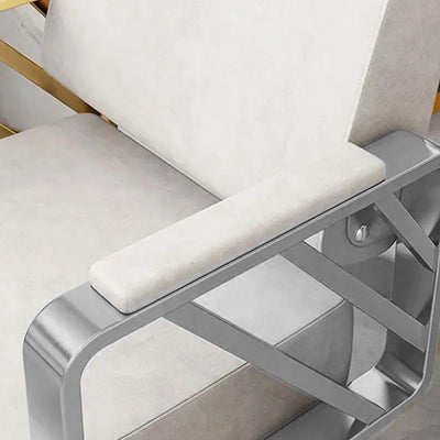 Hydraulic Salon Chair - Barber & Styling Chair for Business or Home (Silver) - second image