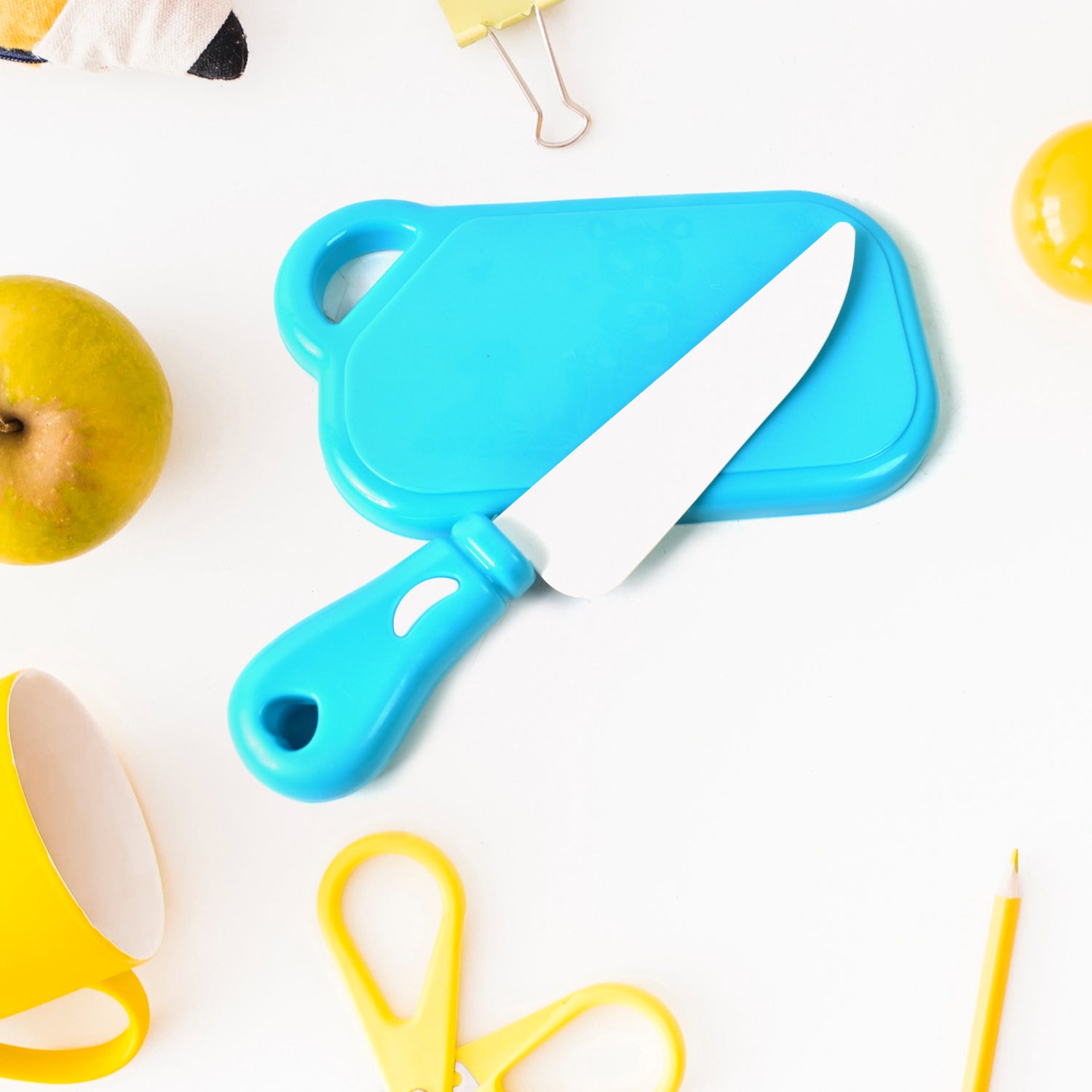 Realistic Slice-able Fruits And Vegetables Cut In 2 Part Play Toy Set - LootFaat