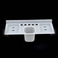 4 In 1 Plastic Soap Dish And Plastic Soap Dish Tray Used In Bathroom And Kitchen Purposes. - LootFaat