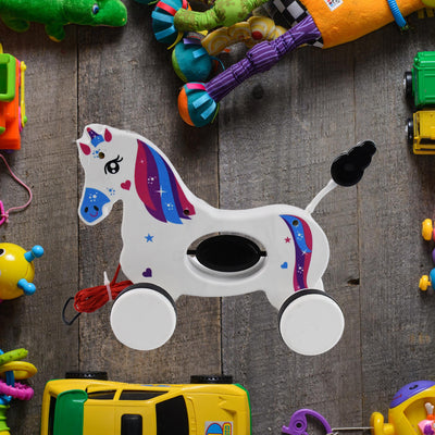 Pull Along Unicorn Toy for Toddlers