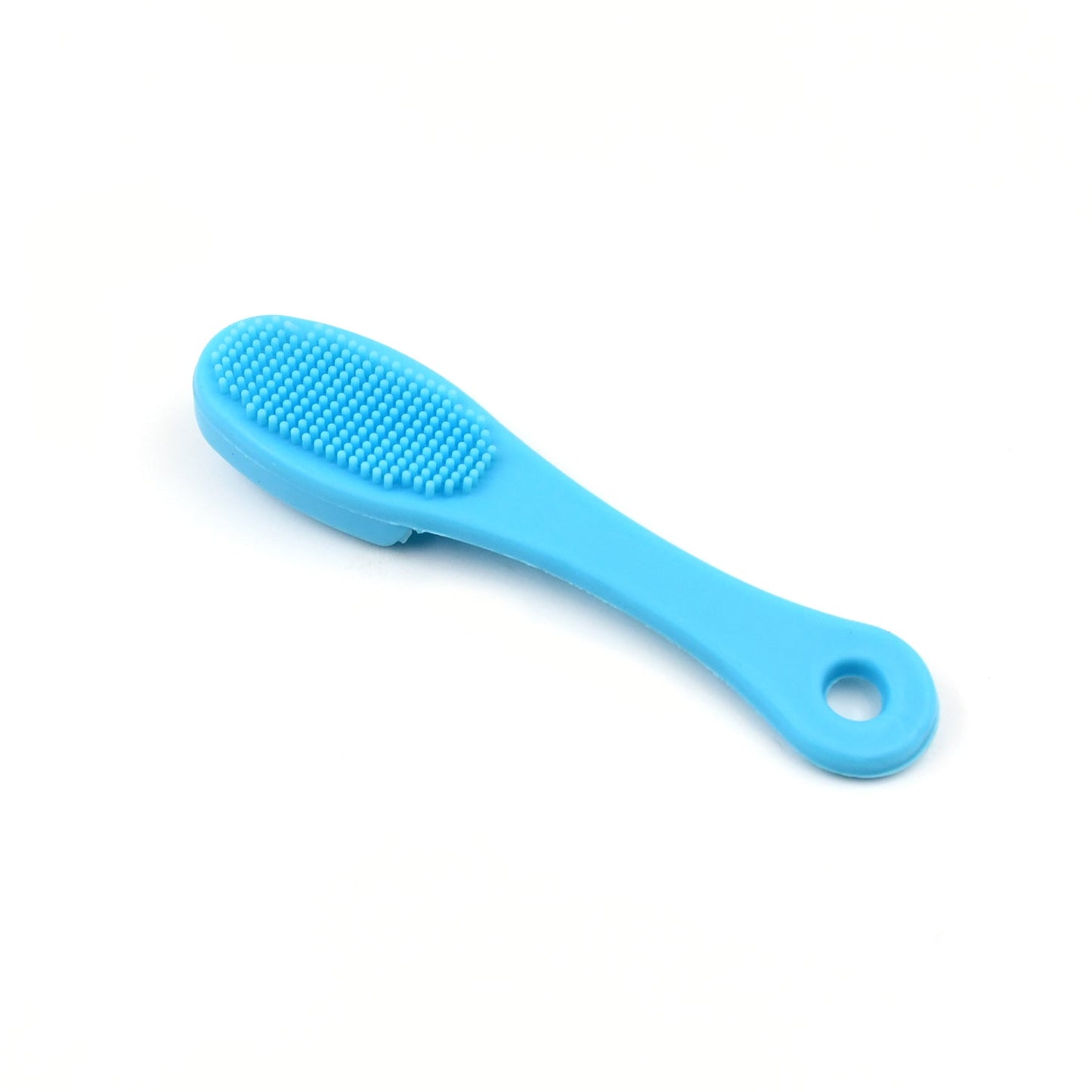 Silicone Makeup Cleaning Tool Finger Wash Face Scrubber Facial Cleansing Brush (1 Pc  Mix Color) - LootFaat