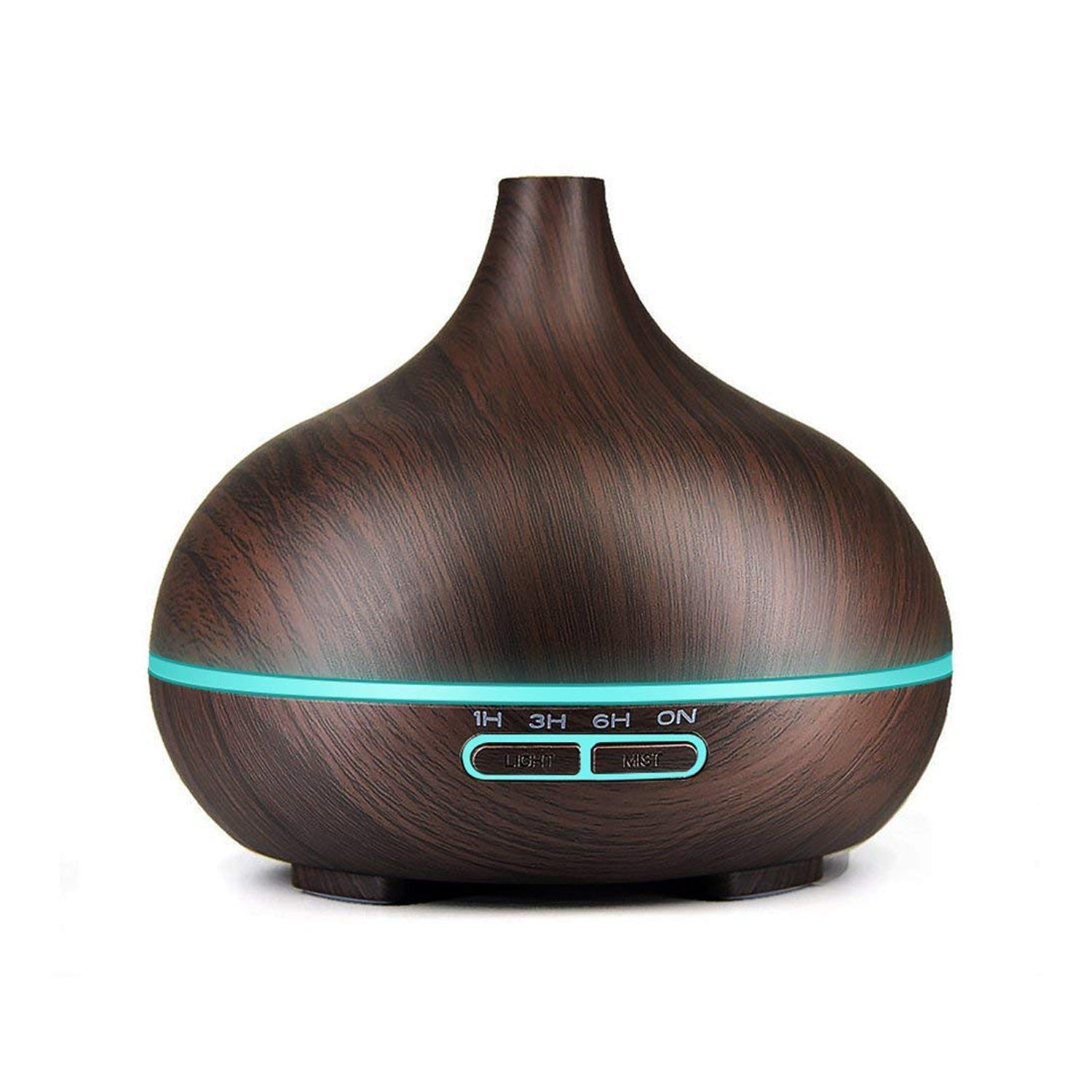 Aromatherapy Humidifier With 7 Colourful Led Light Change (500 Ml Capacity  With Remote) - LootFaat