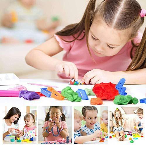 Non-toxic Creative 100 Dough Clay 5 Different Colors (Pack Of 5 Pcs) - LootFaat