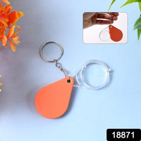 Folding Magnifier Portable Mini Magnifier Keychain (1 Pc) - LootFaat