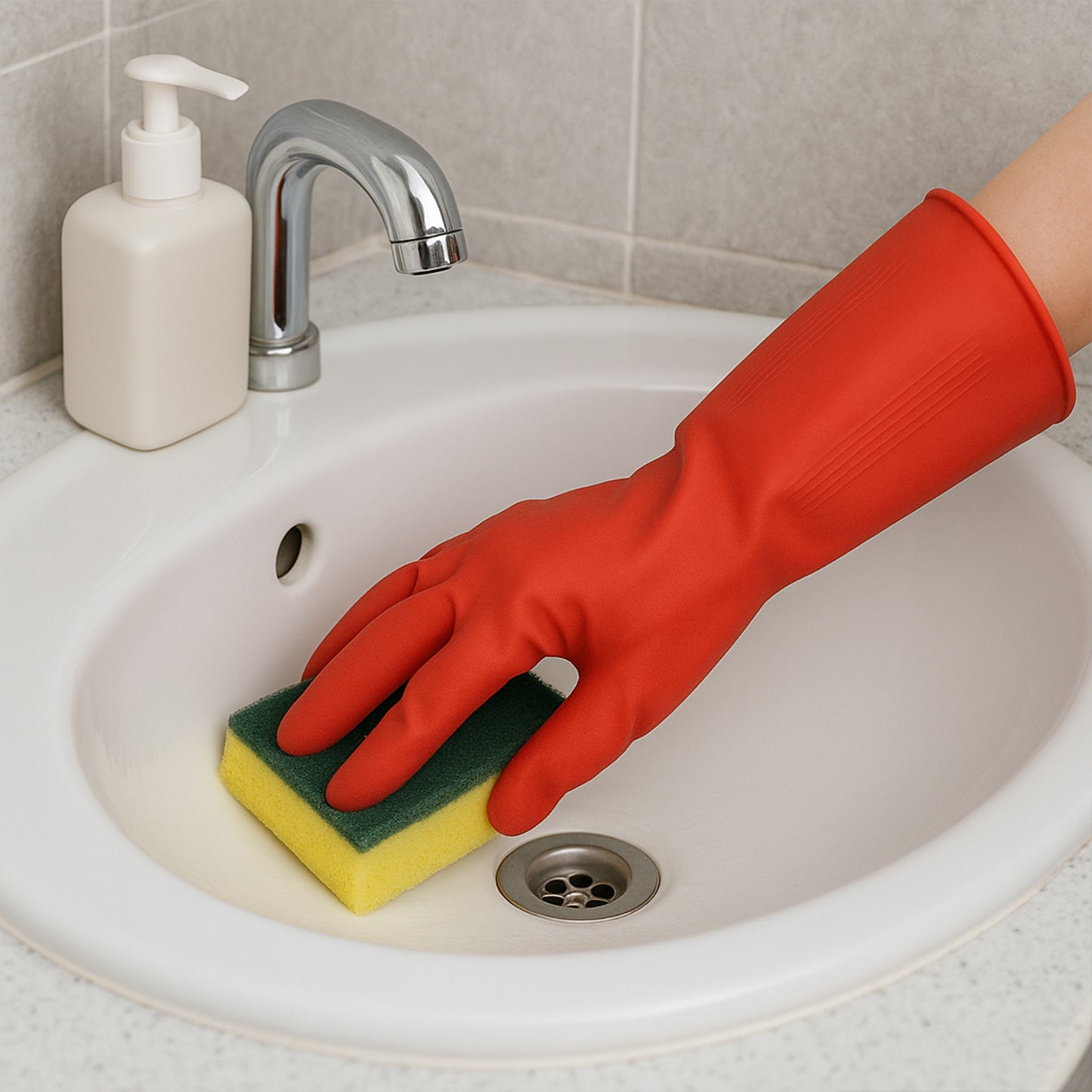 Premium Long Cuff Multipurpose Rubber - Anti-Slip & Washable - Best Quality & Value