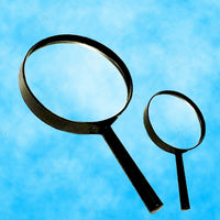 Magnifying Glass Lens - Reading Aid Made Of Glass - Real Glass Magnifying Glass That Can Be Used On Both Sides - Glass Breakage-proof Magnifying Glass Protect Eyes 75mm  50mm (2pc Set) - LootFaat