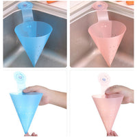 Multipurpose Hanging Sink Corner Strainer With Suction Cup (1 Pc)