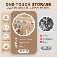 Wall Mounted Kitchen Storage Rack Set