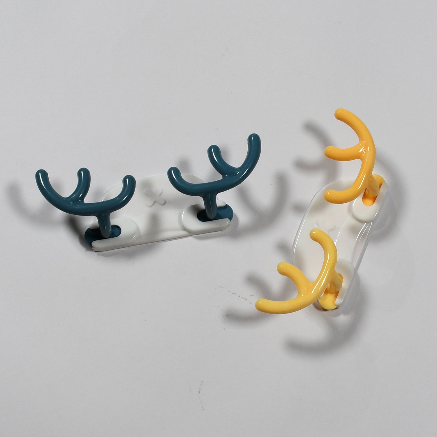 Plastic Wall Hanger Hook Wall Adhesive Hook Premium Quality Wall Hook (Pack Of 4pc) - LootFaat