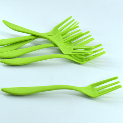 Small Plastic 6pc Serving Fork Set For Kitchen