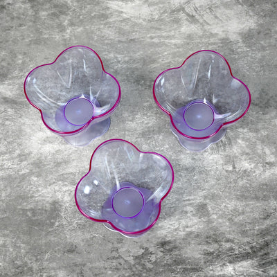 New Modern Style Dessert  Ice Cream Bowl Plastic 6pcs For Home  Office  Party Use - second image