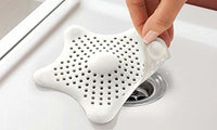 Silicone Star Shaped Sink Filter Bathroom Hair Catcher Drain Strainers For Basin - LootFaat