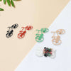 Bicycle Shape Key Chain Holder And Wall Mount Bike Hook Key Holders Plastic Key Holder For Home Office (Pack Of 4)