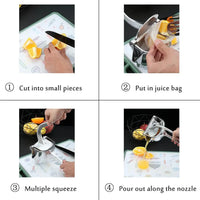 Manual Aluminium Metal Fruit Press Juicer  ( Brown Box ) - LootFaat