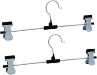Hangers With 2-adjustable Anti-rust Clips (Pack Of 12) - LootFaat