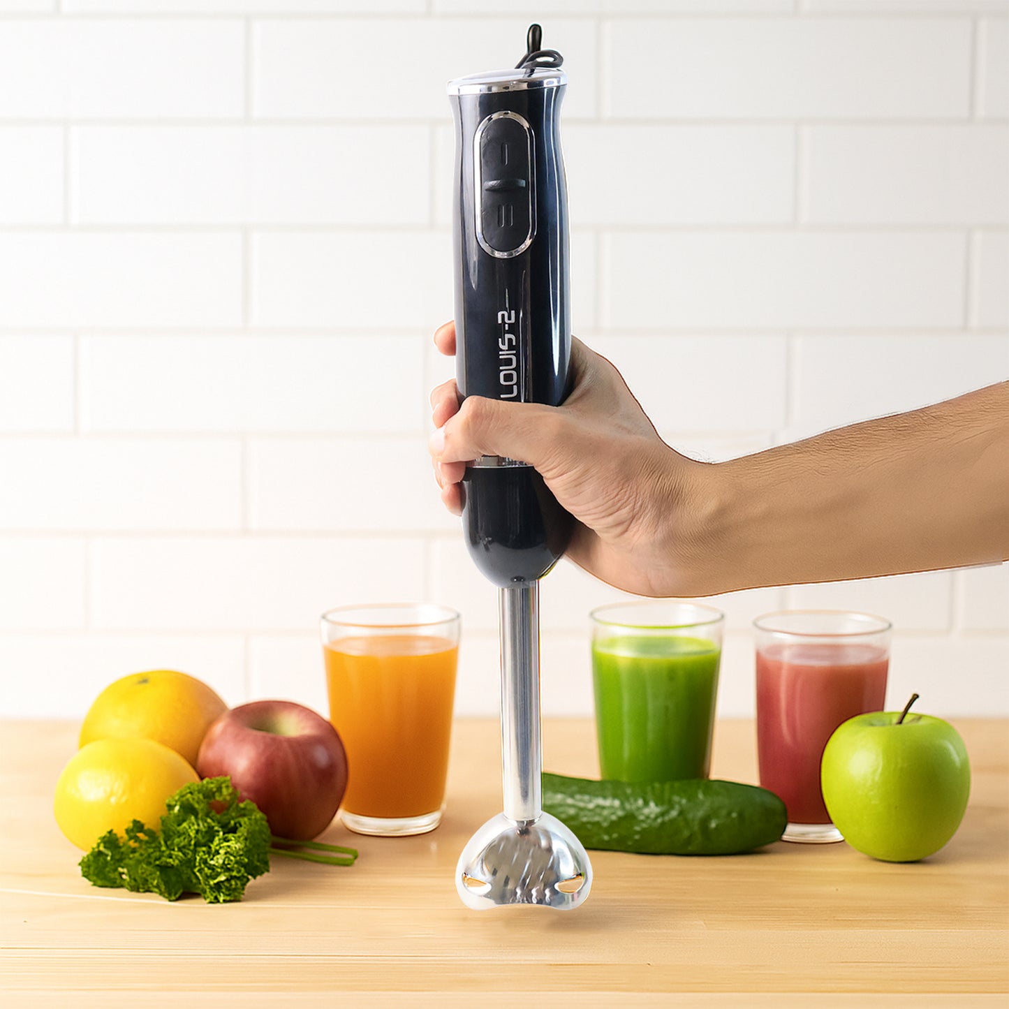 Orbit Electric Hand Blender with Stainless Steel Blade