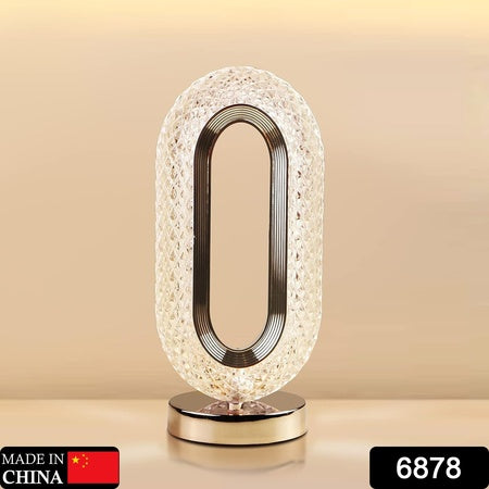 Touch Control Crystal Table Desk Lamp 3-way Dimmable Light Usb Rechargeable Crystal Diamond Table Lamp Exquisite Night Stand Light Lamp Beside Lamp For Bedroom Living Room Decorative Desk Lamp - LootFaat
