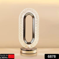 Touch Control Crystal Table Desk Lamp 3-way Dimmable Light Usb Rechargeable Crystal Diamond Table Lamp Exquisite Night Stand Light Lamp Beside Lamp For Bedroom Living Room Decorative Desk Lamp - LootFaat