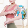 Muscle Massage Roller 5 Wheels Relieve Soreness Leg Muscle Roller Fitness Roller Muscle Relaxer Massage Roller Ring Clip All Round Massaging Uniform Force Elastic Pp Drop Shaped For Home Use (1 Pc)