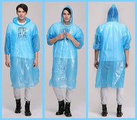 1425 Plastic Pocket Sized Raincoat Reusable Free Size Raincoat